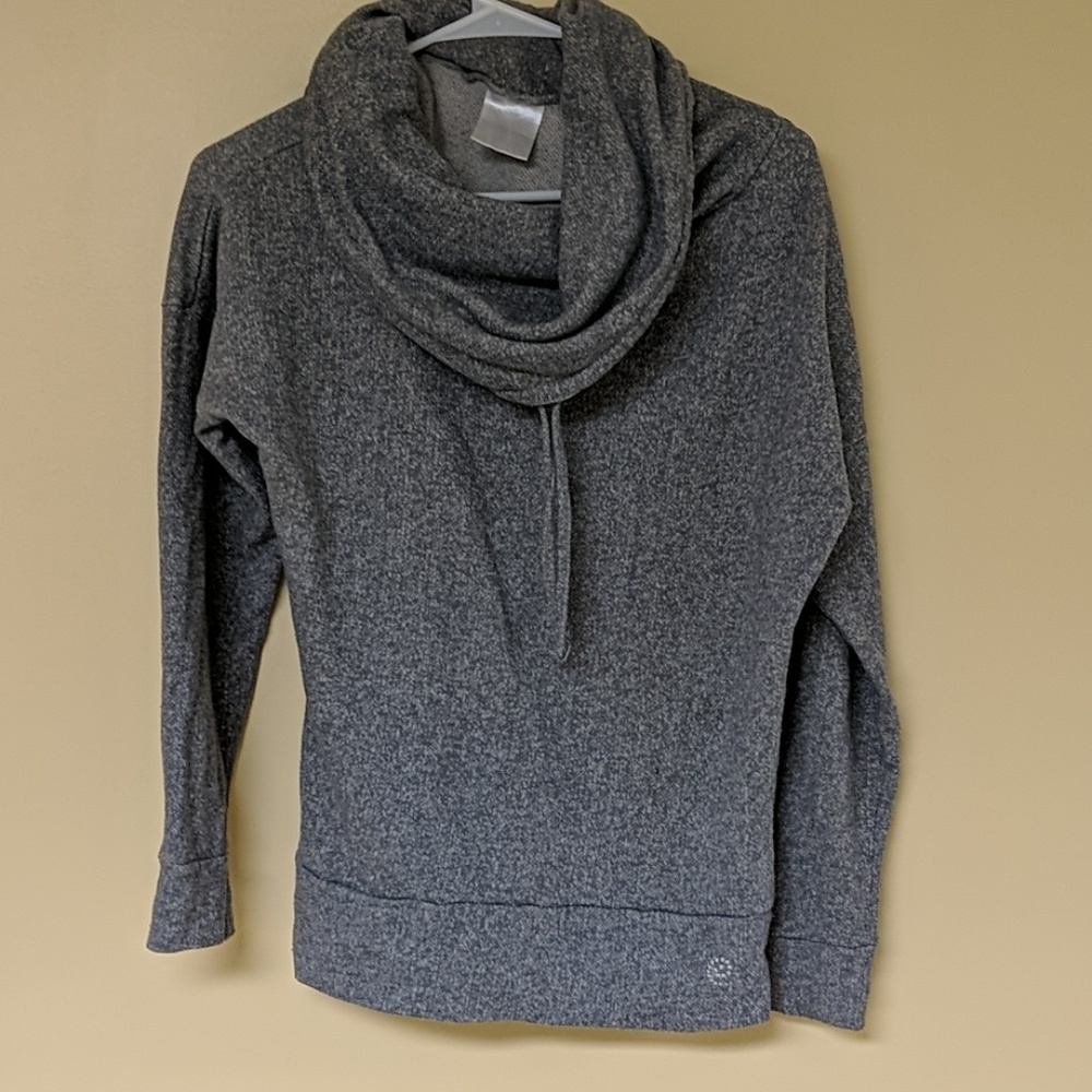 Grey turtle neck jacket